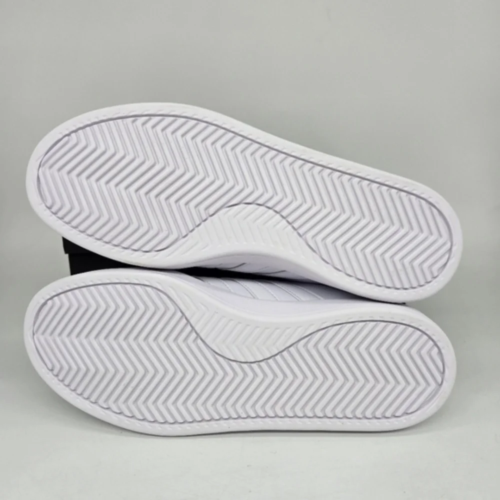 New adidas Grand Court 2.0 Cloud White Gold Metallic Women's Shoes Size 6 - Picture 7 of 8